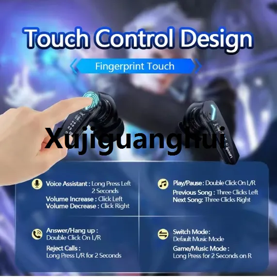 Xujiguanghui%20Lenovo%20GM2%20Pro%20Wireless%20Earbuds%20%7C%20Touch%20Control%20%7C%20Bass%20Boost%20%7C%2020AffordableH%20Playtime%20%7C%20Noise%20Cancelling%20%7C%20Fast%20Charging%20%7C%20Original%20Warranty%20-%20Image%205