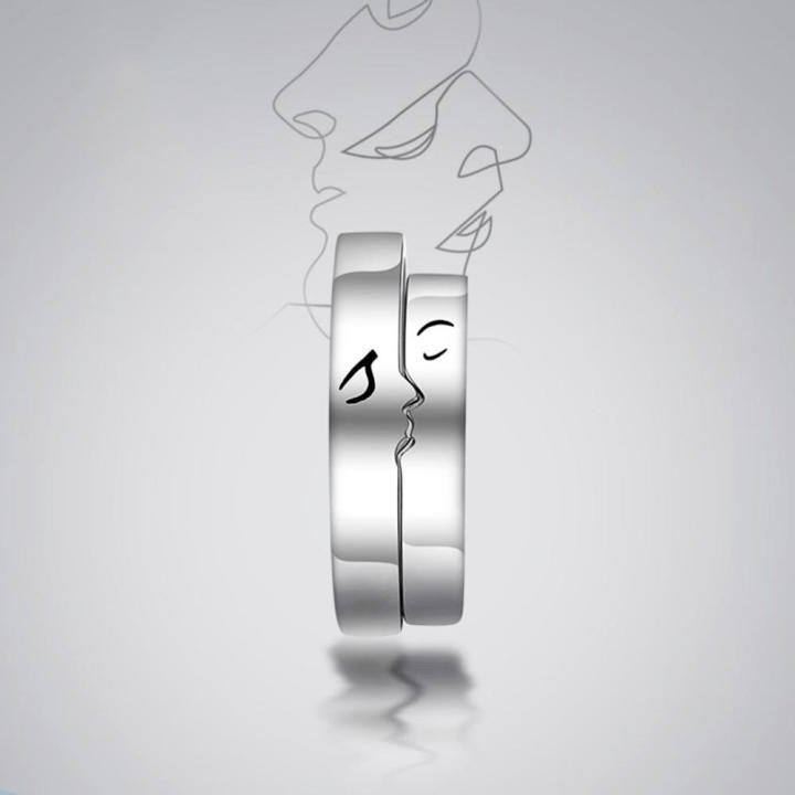 Plated%20Ring%20Couple%20Ring%20Set%20Fashionable%20Couple%20Ring%20%20Couple%20Ring%20Adjustable%20Size%20Ring%20Design%20Couple%20Ring%20Minimalist%20Design%20Ring%20Stainless%20Steel%20Ring%20Small%20Open%20Ring%20for%20Engagement%20Couple%20Ring%20Wedding%20-%20Image%203