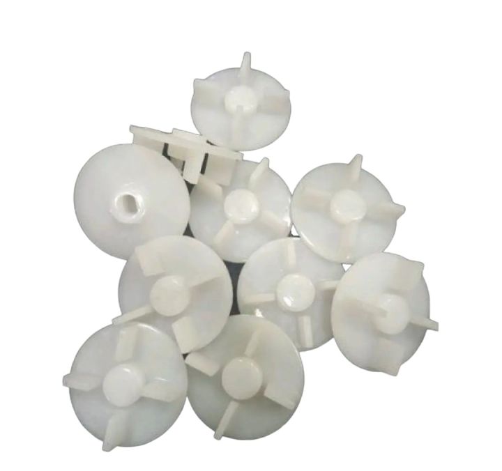 Plastic Coupler Teeth For Mixer Grinder Jar Motor - Black/White (1 pc)