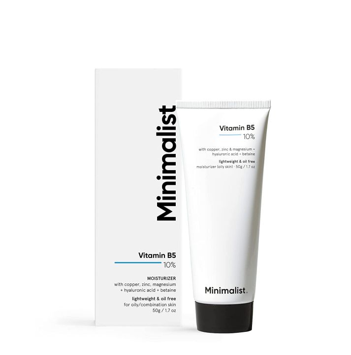 Minimalist 10 Vitamin B5 Face Moisturizer for Oily, Combination & Acne