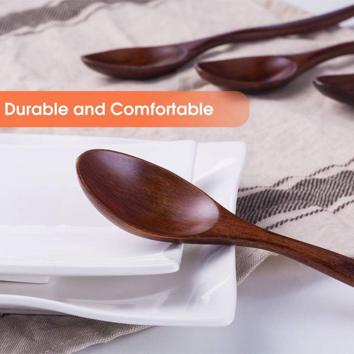 NAMUNY%20Wooden%20Spoons,%2010%20PCS%20Wood%20Soup%20Spoon%20Set,%20Long%20Handle%20Natural%20Wood%20Table%20Spoons%20for%20Eating%20Mixing%20Stirring%20Cooking%20-%207.3%20Inches%20-%20Image%205