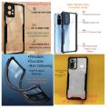 Redmi 9/ Redmi 9 Prime/ Poco M2 (Same Size) Clear Transparent Bumper Black Cover Case -Non Yellowing. 