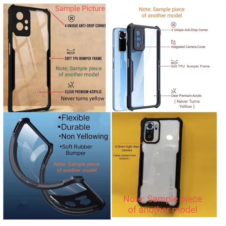 Redmi%20Note%208%20Pro%20Cover%20,%20HD%20Clear%20Transparent%20With%20Bumper%20Case%20%20Non%20Yellowing%20-%20Image%202