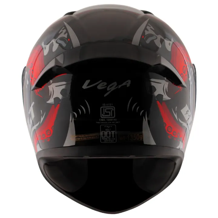 Vega%20Bolt%20Octopus%20Black%20Red%20Single%20Visor%20Helmet%20%7C%20VEGA%20Octopus%20Printed%20DOT%20&%20ISI%20Approved%20Protective%20Helmet%20-%20Image%202