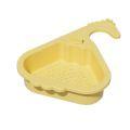 2pcs Durable Punch-free Sink Drain Basket Creative Triangular Multi-functional Pool Detachable Quickly Drain Plastic Water Filter Rack Food Peel. 