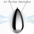 NAMUNY 4X Mini Wearable Air Purifier, Personal Travel Size Air Purifier, Necklace & Portable USB Charging Smoke Purifier Silver. 