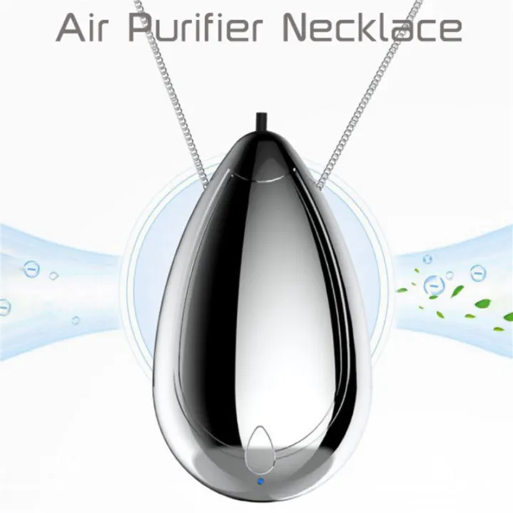 NAMUNY%204X%20Mini%20Wearable%20Air%20Purifier,%20Personal%20Travel%20Size%20Air%20Purifier,%20Necklace%20&%20Portable%20USB%20Charging%20Smoke%20Purifier%20Silver%20-%20Image%206
