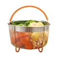 fasdaga 2X Stainless Steel Steamer Basket Set,Instant-Pot Accessories for Foodi Pressure Cooker & Multi Cooker,6Qt. 