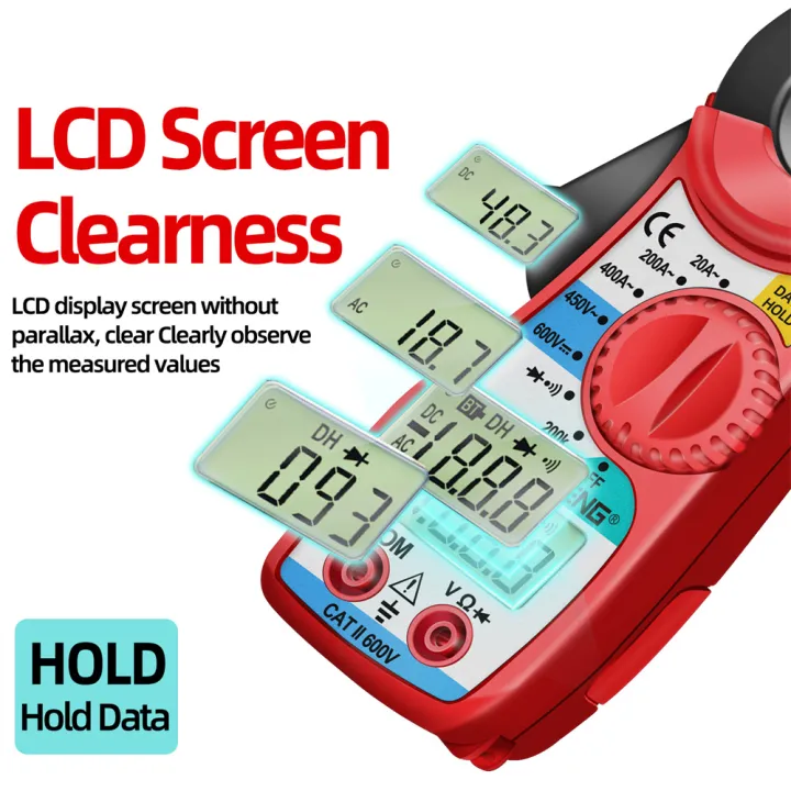2025>2025%20Meter%20Electrical%20Detection%20Contact%20Resistance%20Voltage%20Digital%20KT87NANENG%20Clamp%20Multimeter%20Current%20Tester%20Non-Voltage%20-%20Image%203