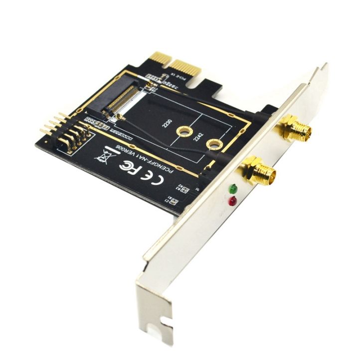 NAMUNY%20M.2%20Wifi%20Adapter%20M2%20Ngff%20Key%20A-E%20to%20Mini%20Pci%20Express%20Wifi%20Raiser%20PCI-E%201X%20NGFF%20Wireless%20Support%20Mini%20Pcie%20Network%20Card%20A%20-%20Image%202