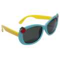 Blue Fashionable Flexible Polaroid Kids Sunglasses. 
