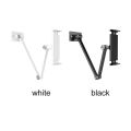 Wall-Mounted, Foldable Tablet Arm for Kitchen Use, Adjustable for 4.7-12.9 Inch Mobile Phones and Tablets, White. 
