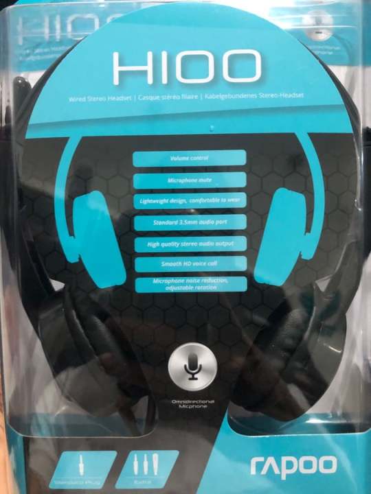 Rapoo%20USB%20Stereo%20Headset%20H100%20Black%20-%20Image%203