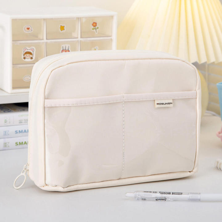 Canvas%20Pencil%20Case%20Trendy%20Beige/Green/Pink/Blue/Black%2023.5*5.3*17cm%20Pen%20Bag%20Dopamine%20Girls%20Pencil%20Case%20for%20School%20Supplies%20Stationery%20Storage%20Students%20Teenagers%20Gift%20Option%20-%20Image%203