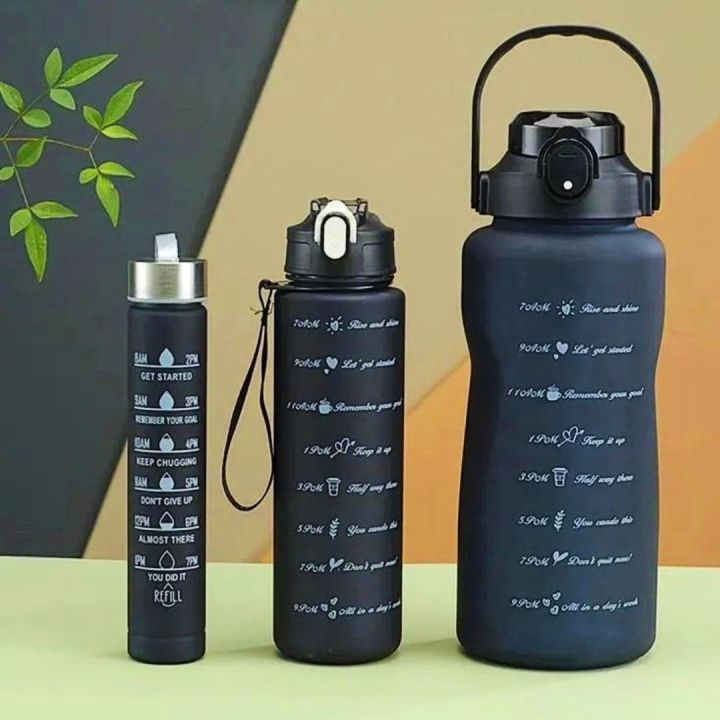 3 in 1 Water Bottle For Summer