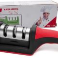 Manual Knife Sharpener 3-Stage Knife Sharpening Tool Professional. 