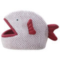 Fish Shaped Cat Small Size Cat Bed Maroon Nest By Crown Aquatics. 