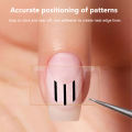 Deep U French Manicure Strip Nail Art For French Tip Stencil Guides Sticker DIY Line Tips Decoration Tool Self-Adhesive Encounter. 