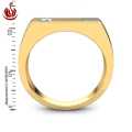 Sazuna Jewellers Angie Diamond Ring For Men - 1 Pcs 14 Karat. 