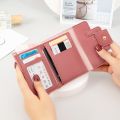 HOT Wallet Female Short Section 2022 New Spot Wholesale Student Coin Purse Korean Small Belt Ladies Wallet Card Bag. 