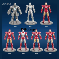 Difutagui Zheng Marvel Authorized Iron Man Armor Mk1-14 Blind Box Building Block New Luxury Assembly Diy Model Figurine Collection Commemorative Item. 