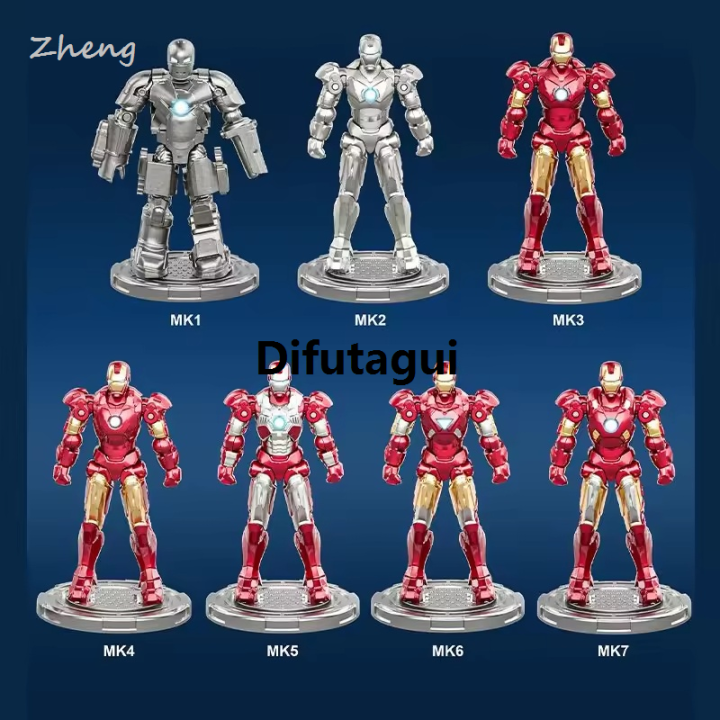 Difutagui%20Zheng%20Marvel%20Authorized%20Iron%20Man%20Armor%20Mk1-14%20Blind%20Box%20Building%20Block%20New%20Luxury%20Assembly%20Diy%20Model%20Figurine%20Collection%20Commemorative%20Item%20-%20Image%202
