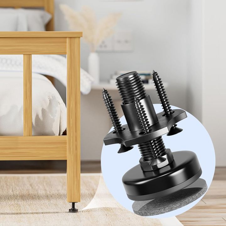 Nullmul%20Adjustable%20Leveling%20Feet,%203/8inch-16%20Thread%20T-Nut%20Kit%20Furniture%20Levelers%20Table%20Feet,%20Heavy%20Duty%20Leg%20Levelers%204%20Pack%20-%20Image%208