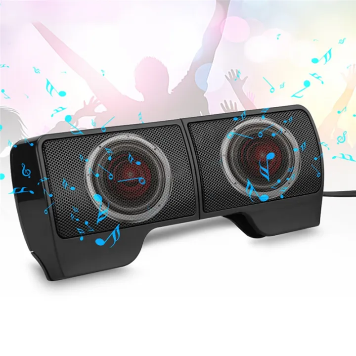 1%20Piece%20USB%20Stereo%20Speaker%20Sound%20Bar%20Clipon%20Speakers%20Portable%20Black%20for%20Notebook%20Laptop%20Phone%20Music%20Player%20Computer%20-%20Image%203