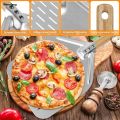 Wenefang 12-inch Non-stick Pizza Shovel Metal Pizza Peel with Wooden Handle Hot Selling Pastry and Pizza Accessories for Kitchen Baked Home Gadgets. 