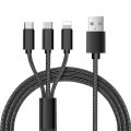 All in 1 Charging Cable (Type-C, Micro USB and Lightin). 