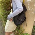 Casual Large Capacity Denim Backpack Canvas Vintage Shoulder Bag Versatile Fashion Travel Bag Student. 
