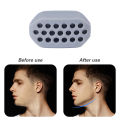 Silicone Bite Ball Jaw Trainer Facial Muscle Activation for Double Chin Reduction. 