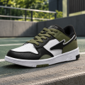 Erke black /D.green skateboard shoes for women 12122201312-002. 
