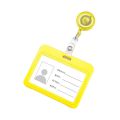 Gift Plastic Retractable Card cover Solid ID Card Holder Business Credit Card Holders Bus Pass Card Badge Holder Bus Card Cover Case Hospital. 