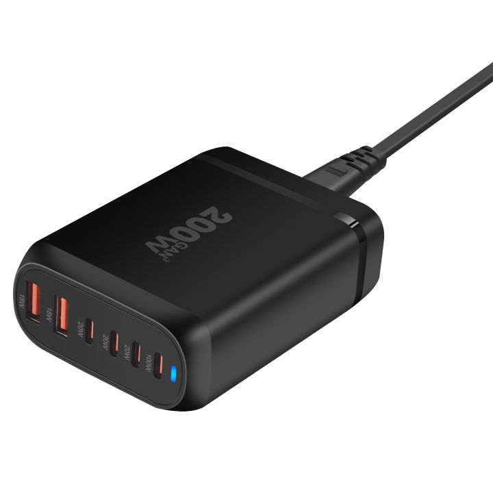 New%20200W%20GaN%20Desktop%20charger%206-port%20USB%20Type%20C%20PD%20Charger%20Fast%20Charge%203.0%20Fast%20Charger%20Mobile%20USB%20charger%20-%20Image%203