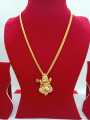 Ganesh Locket With Gold Plated Chain. 
