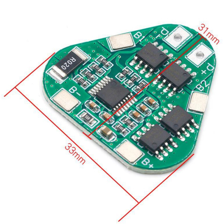 fasdaga%204X%203S%2012V%2018650%20Lithium%20Battery%20Protection%20Board%2011.1V%2012.6V%20Overcharge%20over-Discharge%20Protect%208A%203%20Cell%20Pack%20Li-Ion%20-%20Image%202