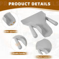 SptrryPlastic Chip Scoop French Fries Shovel Loader Chip Packaging Shovel Funnel Popcorn Fast Food Double Handle. 