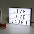 Cinematic LED Lightbox Replacement Letters &numbers Signs Black For A4 Magiglow Light Up Letter Box Sign Message Board. 