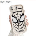 Hontinga for Realme C11 2021 C20 C20A Back Cover Spider-Man Pattern Ladder Soft Camera Protection Rubber Phone Case. 