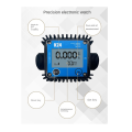 1 Piece LCD Fuel Flow Meter K24 For Turbine Digital Die-Sel Fuel Flowmeter Favorable Liquid Water Flow Measuring Tools. 