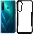 Bumper Case for Realme 5 / 5s / 5i / C3 / Narzo 10A - 360 Degree Protection | Protective Design | Transparent Back Cover. 