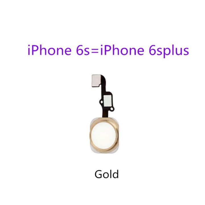 NEW%20For%20iPhone%205%206%206S%207%208%20Plus%205S%20SE%206S%20Plus%20Return%20Back%20Home%20Button%20With%20Flex%20Cable%20Rubber%20Sticker%20No%20Touch%20ID%20Fingerprint%20-%20Image%203