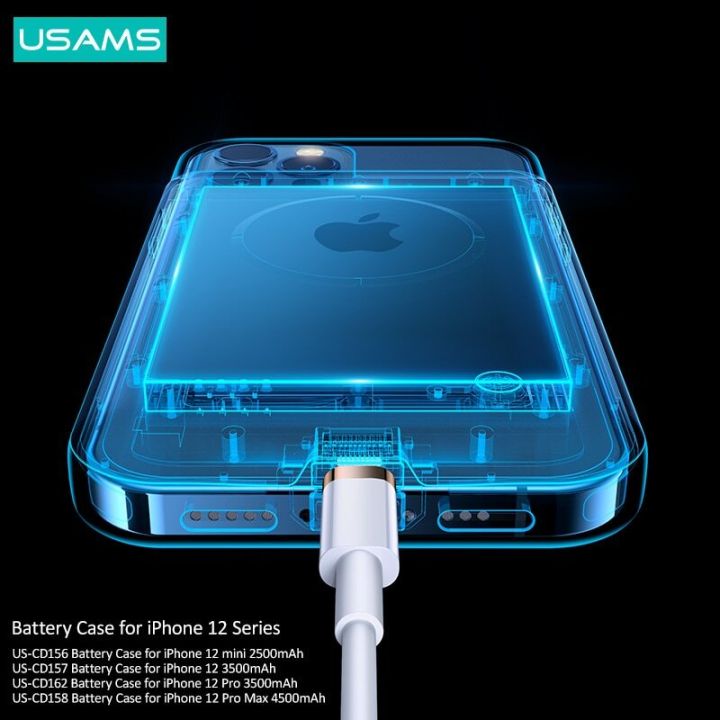 USAMS%20Battery%20Charger%20Back%20Case%20For%20Iphone%2012%20pro%20max%20-%20Image%204