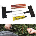 6Pcs Motorcycle Car Tire Repair Tool Tubeless Tyre Puncture Needle Patch Kit. 