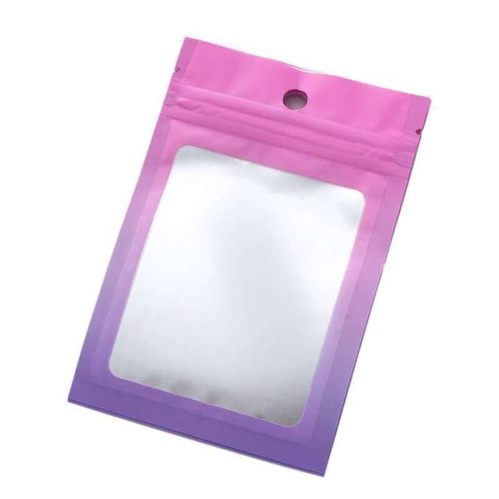 100Pcs%20Gradient%20Bags%20Resealable%20With%20Zipper%20Plastic%20Display%20Pouch%20Jewelry%20Storage%20Packaging%20Small%20Businesses%20Supplies%20-%20Image%202