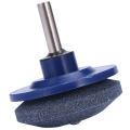 NAMUNY 2X 50Mm Faster Blade Sharpener Lawn Mower Universal Grinding Rotary Drill Cuts Lawnmower Blade Sharpener(1Pcs). 