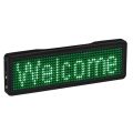FORIDE 2 Set Bluetooth LED Name Badge Rechargeable Light Sign DIY Programmable Scrolling Message Board, A & B. 