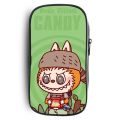 Labubu Fashion Large Capacity Labubu Pencil Bag Cute Cartoon Stationery Box Pencil Cases. 