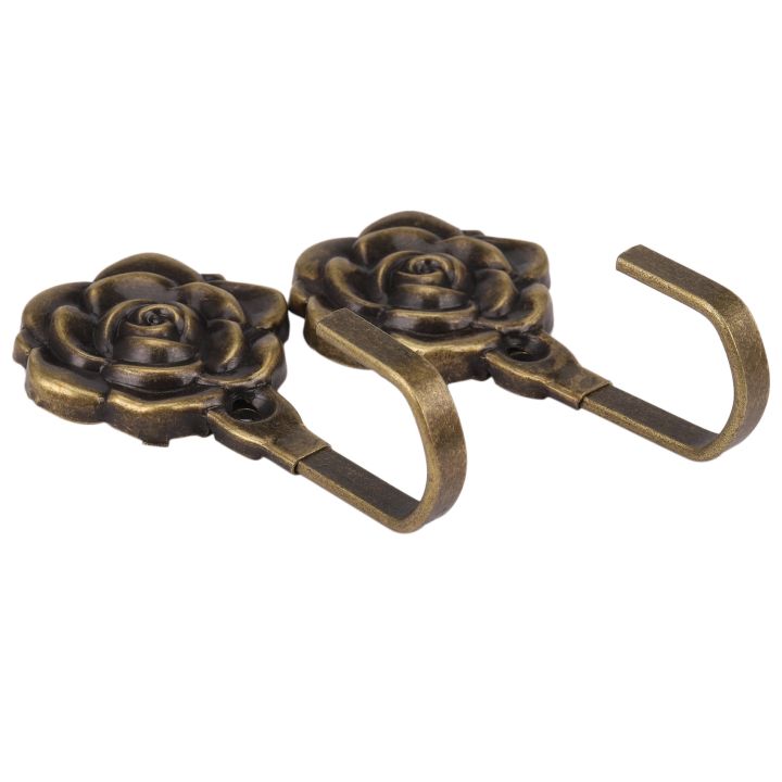 2Pcs%20Metal%20Rose%20Flower%20Curtain%20Tie%20Back%20Tieback%20Holders%20Wall%20Hooks%20Decor%20-%20Image%204